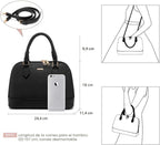 LOVEVOOK Bolso para Mujer Pequeño Bolsos Cruzados Clásico Doble Cre...