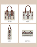 PARAURORA Bolso tote bohemio con asa superior para mujer, bolso cru...