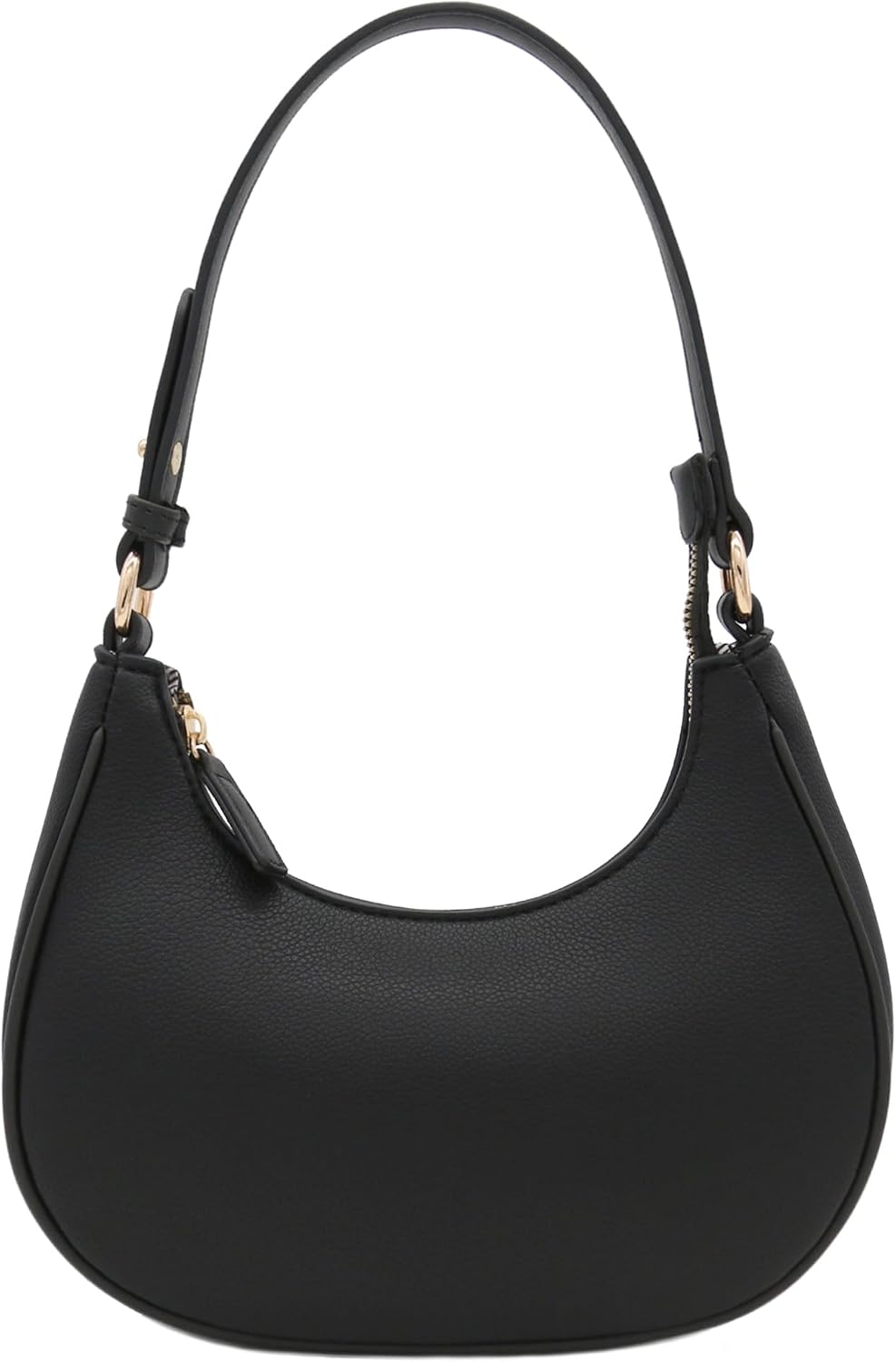 Bolso pequeño de hombro de media luna FashionPuzzle para mujer