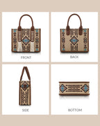 PARAURORA Bolso tote bohemio con asa superior para mujer, bolso cru...
