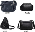 Bolsos bandolera ELDA para mujer, monederos y bolsos de piel sintét...