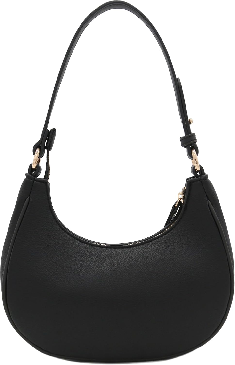 Bolso pequeño de hombro de media luna FashionPuzzle para mujer
