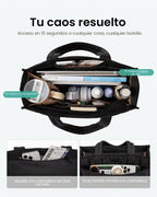 LOVEVOOK - Bolso de mano para mujer, bolso de trabajo acolchado de...