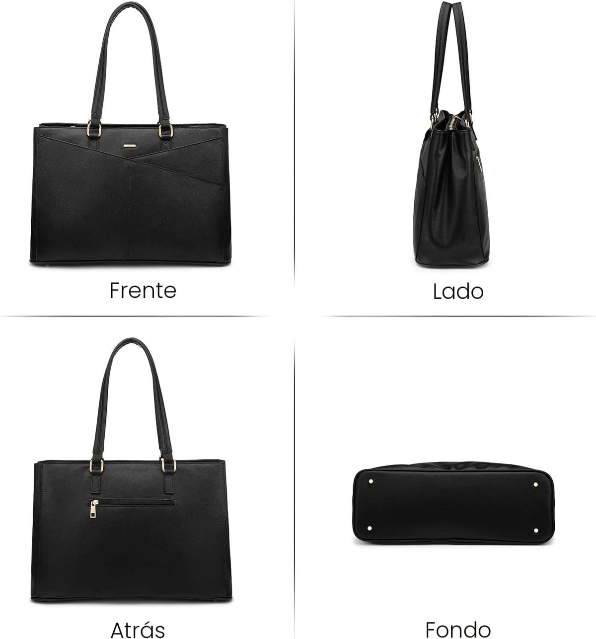 Bolsa de mano portátil para mujeres, de 15.6\u201D, impermeable, de...