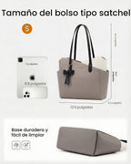 LOVEVOOK Bolso pequeño para mujer, bolsos de piel sintética estruct...
