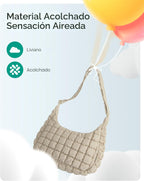 Bolso cruzado tipo hobo de BAGSMART para mujer, bolsos acolchados y...