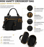Bolso cruzado pequeño para mujer, diseño de moda, mini bolso de hom...