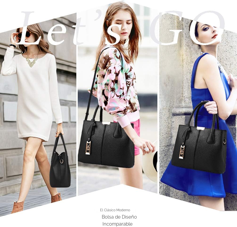 COCIFER Carteras y bolsos de mano para mujeres, bolsos de hombro ti...