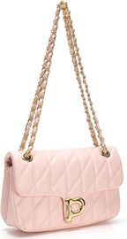 Pelimoo Bolso Bandolera Acolchado para Mujer de Moda - Bolso de Man...