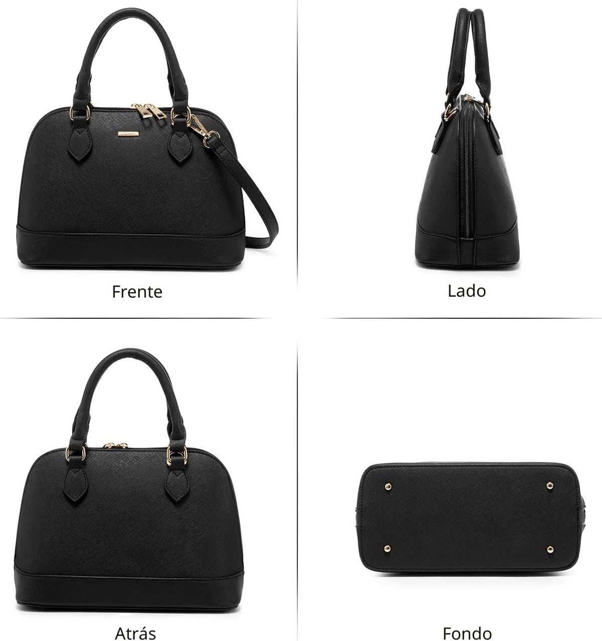 LOVEVOOK Bolso para Mujer Pequeño Bolsos Cruzados Clásico Doble Cre...