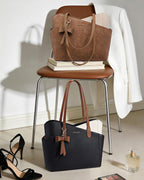 LOVEVOOK Bolso pequeño para mujer, bolsos de piel sintética estruct...