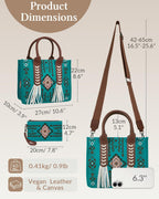 PARAURORA Bolso tote bohemio con asa superior para mujer, bolso cru...