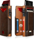 SEMORID Cartera para hombre con tarjetero delgado desplegable para...
