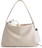 Missnine Bolso Hobo para mujer, bolso de mano de diseñador de cuero...