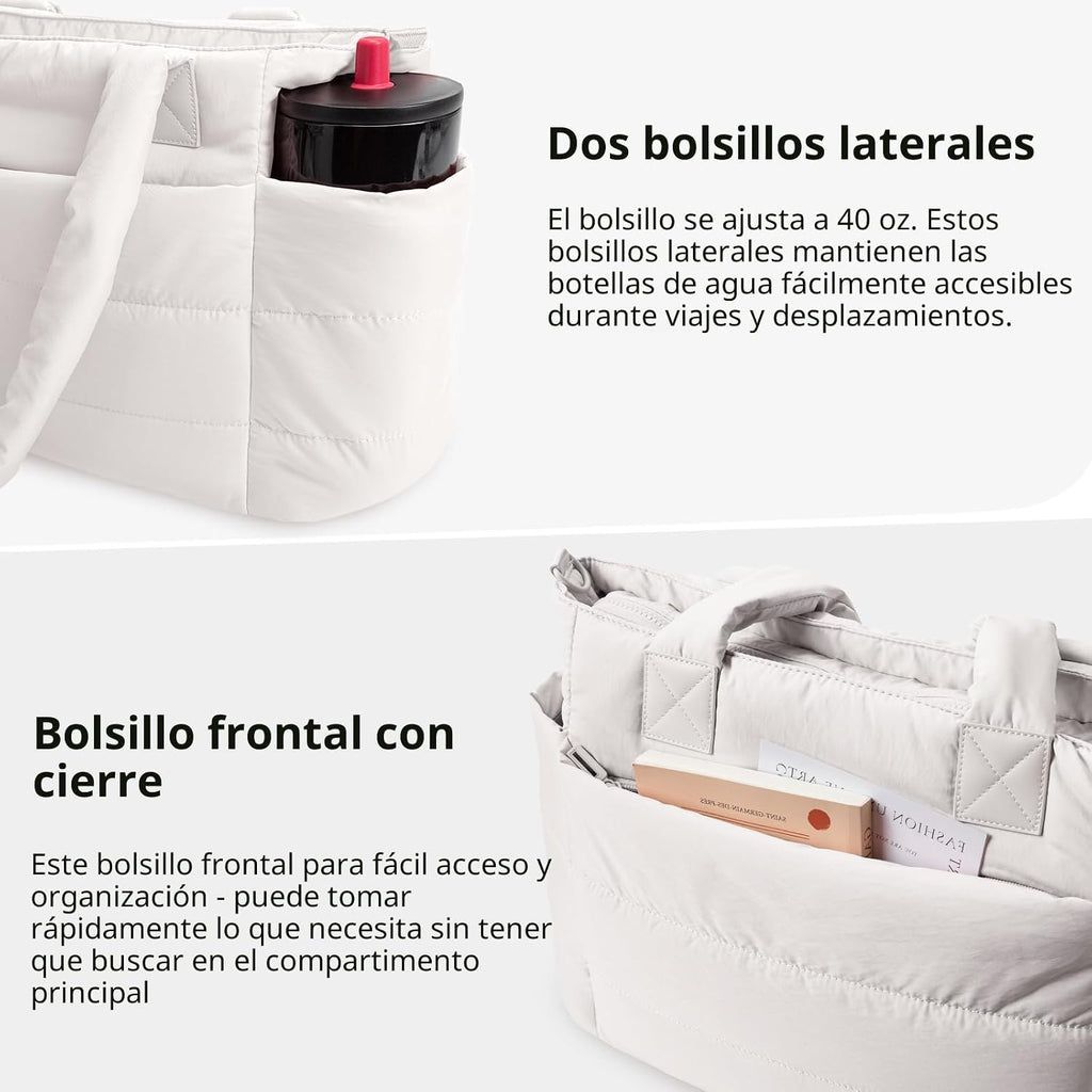 Bolso de mano acolchado para mujer, bolso grande de enfermera, bols...