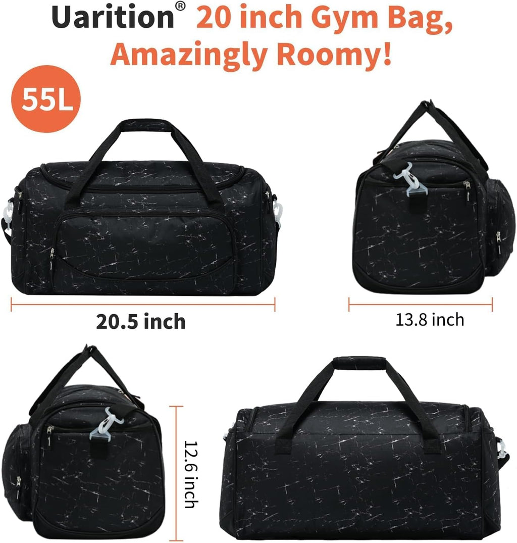 Uarition Bolsa de gimnasio para hombres y mujeres - Bolsa de viaje...