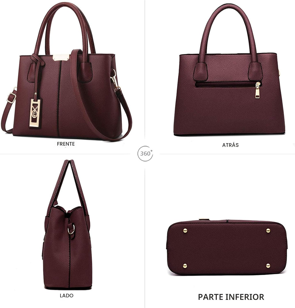 COCIFER Carteras y bolsos de mano para mujeres, bolsos de hombro ti...