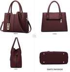 COCIFER Carteras y bolsos de mano para mujeres, bolsos de hombro ti...