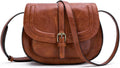 Bolsa cruzada de cuero vegano para mujer, pequeña, para colgarla en...