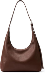 KALIDI Bolso de mano en forma de media luna, bolso de hombro para m...