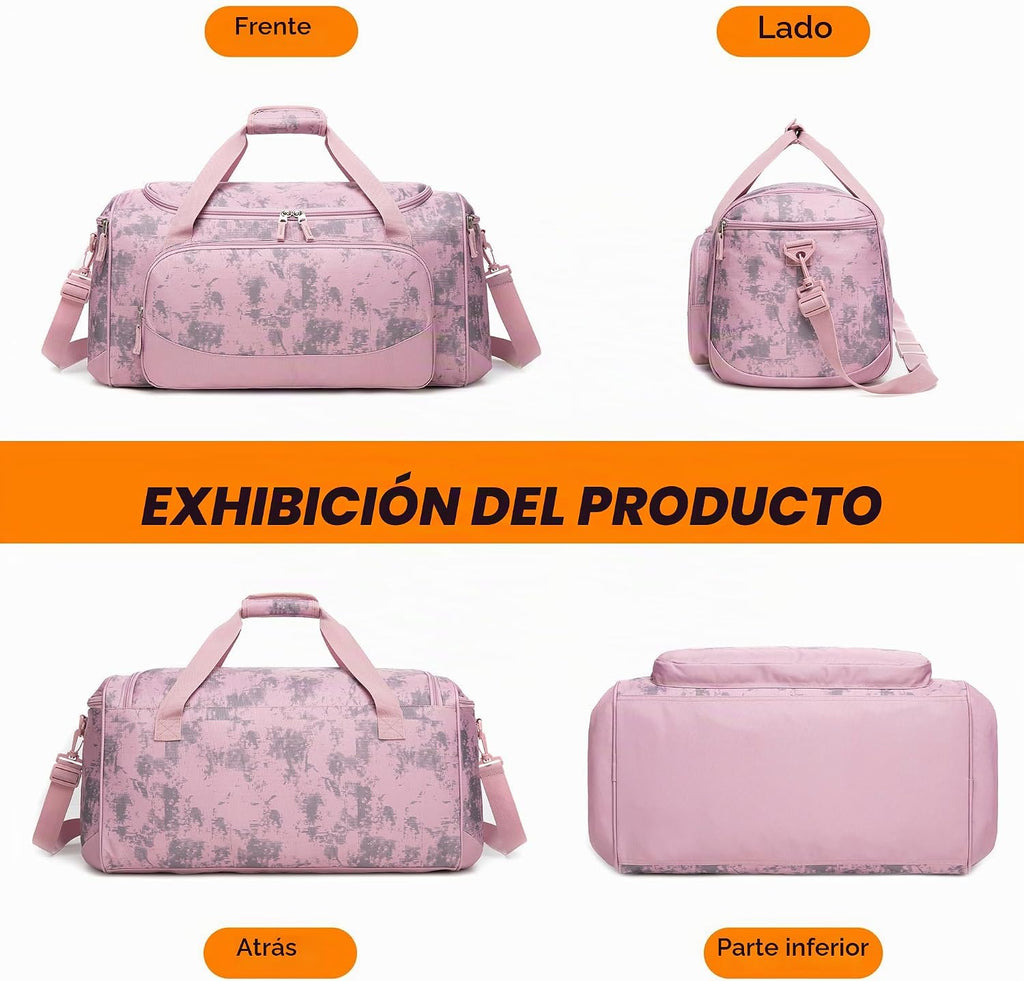 Uarition Bolsa de gimnasio para hombres y mujeres, bolsa de lona gr...