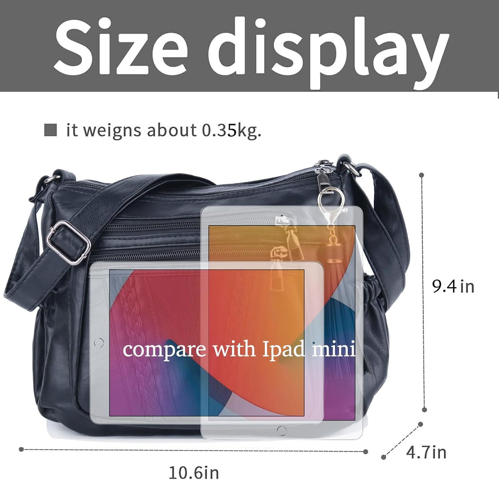 Bolsos bandolera ELDA para mujer, monederos y bolsos de piel sintét...