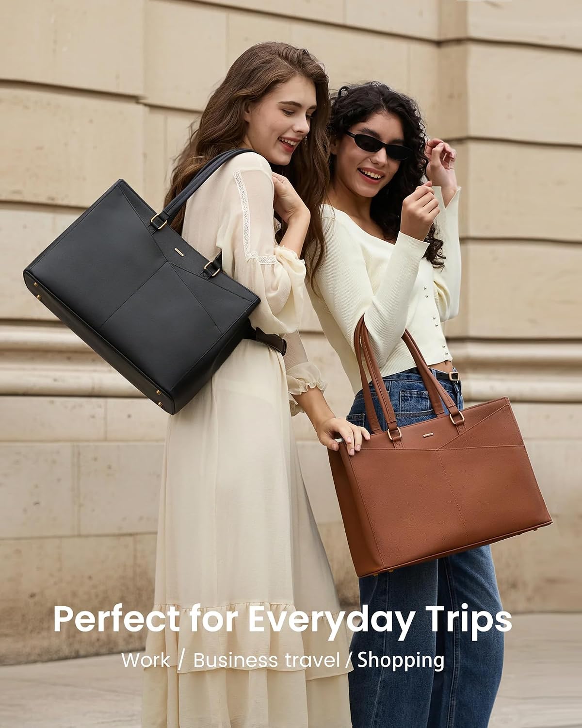 Bolsa de mano portátil para mujeres, de 15.6\u201D, impermeable, de...