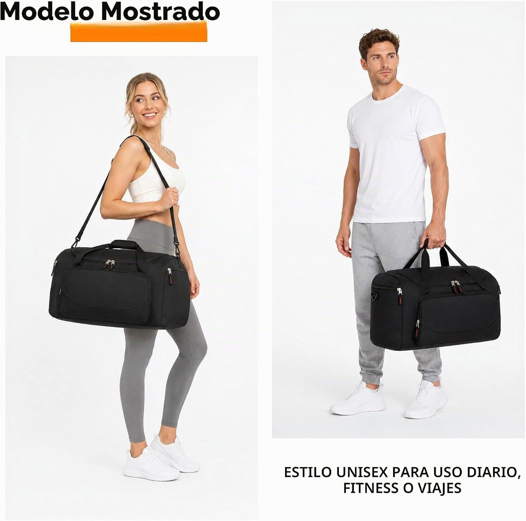 Bolsa de gimnasio Uarition para hombres - Bolsa de lona grande de 5...