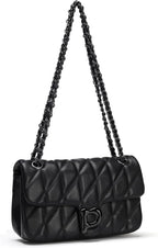 Pelimoo Bolso Bandolera Acolchado para Mujer de Moda - Bolso de Man...