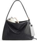Missnine Bolso Hobo para mujer, bolso de mano de diseñador de cuero...