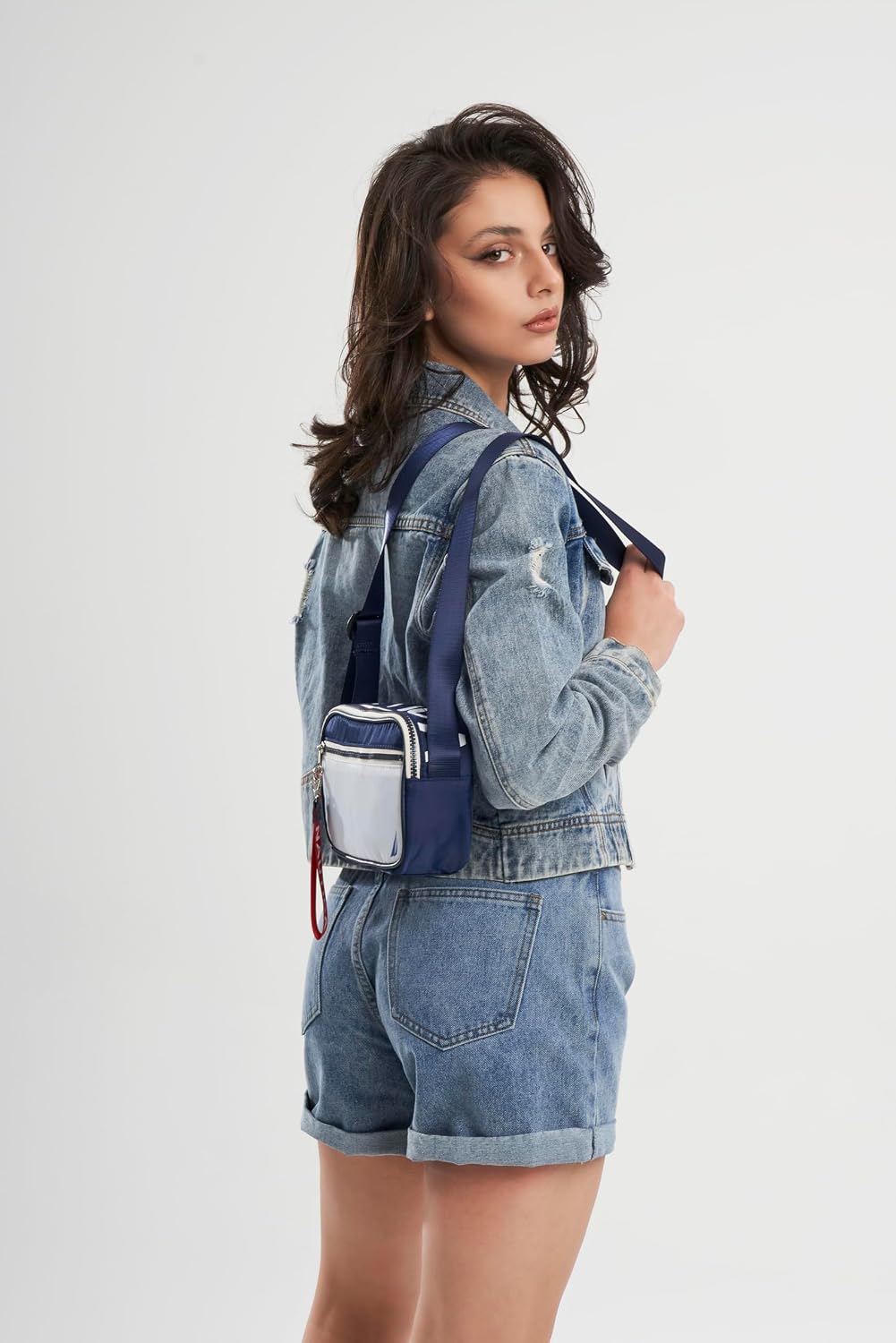 Nautica Bandolera para cámara de alta mar para mujer