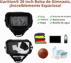 Uarition Bolsa de gimnasio para hombres y mujeres - Bolsa de viaje...