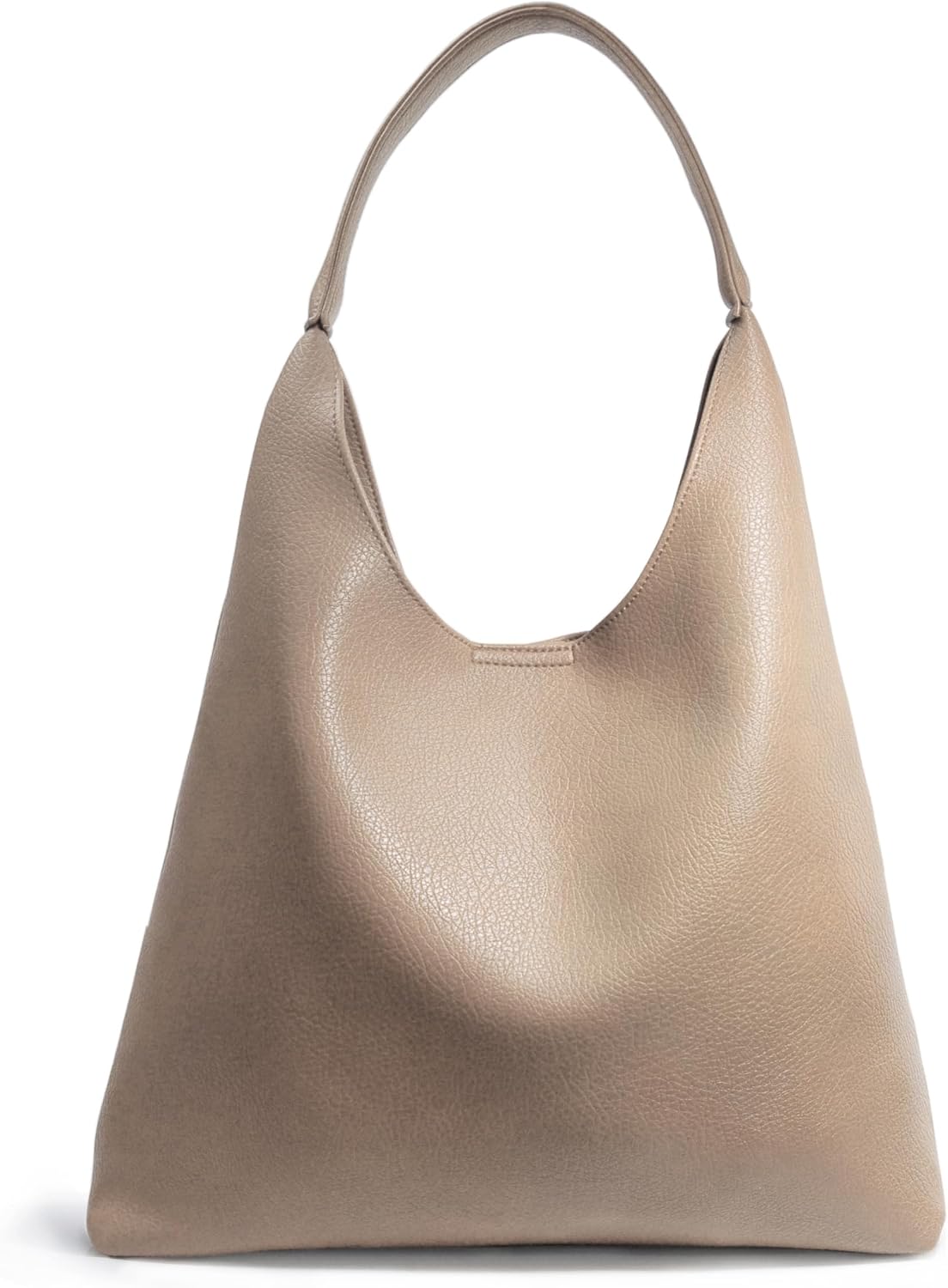 Bolsos Hobo para mujeres, bolso de hombro de cuero vegano suave, bo...
