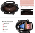 LOVEVOOK Bolso para Mujer Pequeño Bolsos Cruzados Clásico Doble Cre...