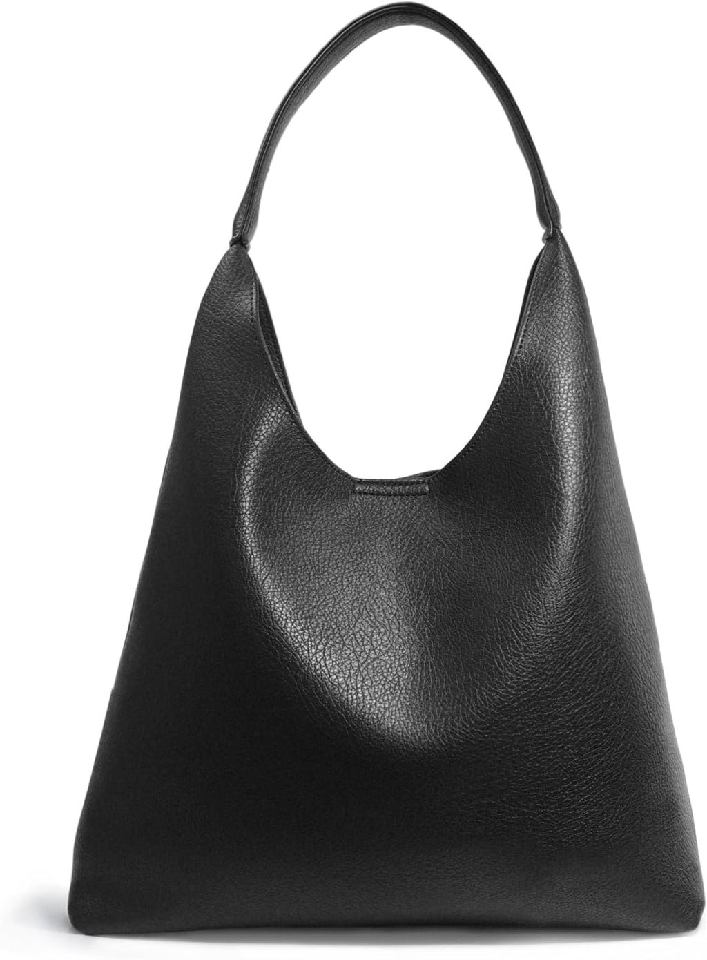 Bolsos Hobo para mujeres, bolso de hombro de cuero vegano suave, bo...