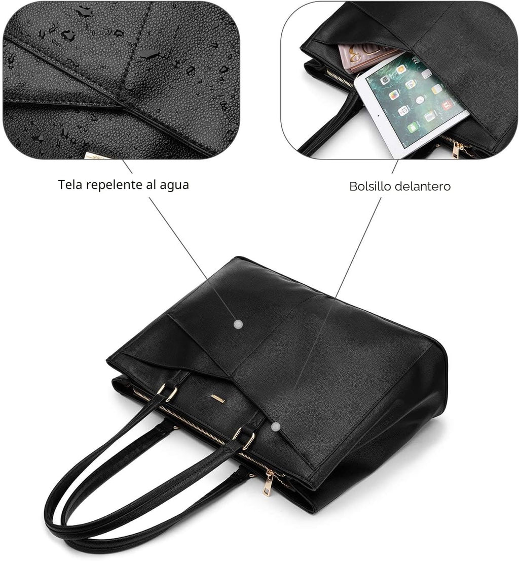 Bolsa de mano portátil para mujeres, de 15.6\u201D, impermeable, de...