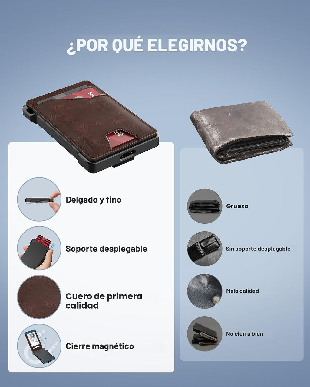 typecase Cartera táctica para hombre tarjetero: funda para tarjetas...