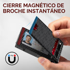 Billetera para hombre, cartera minimalista con 14 tarjetas, cartera...