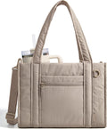 BAGSMART Bolsa Tote Pequeña para Mujeres, Bolsa Cruzada con Cremall...