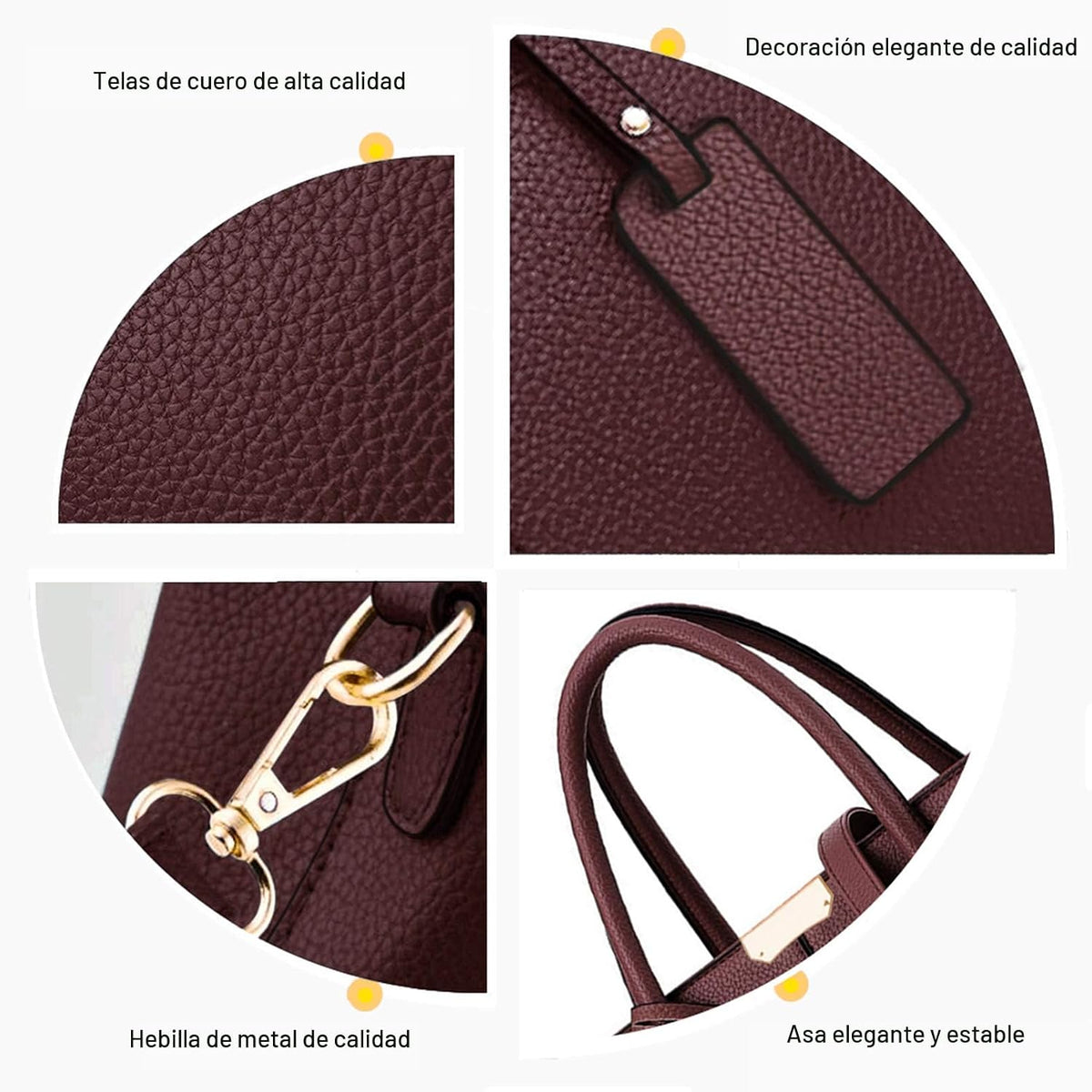 COCIFER Carteras y bolsos de mano para mujeres, bolsos de hombro ti...
