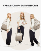 LOVEVOOK Mochila para laptop para mujer, mochila de trabajo convert...
