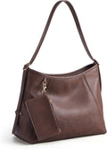 Missnine Bolso Hobo para mujer de piel sintética, bolso cruzado con...