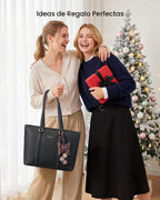 LOVEVOOK Bolsas de mano para mujer, bolso de mano con asa superior,...