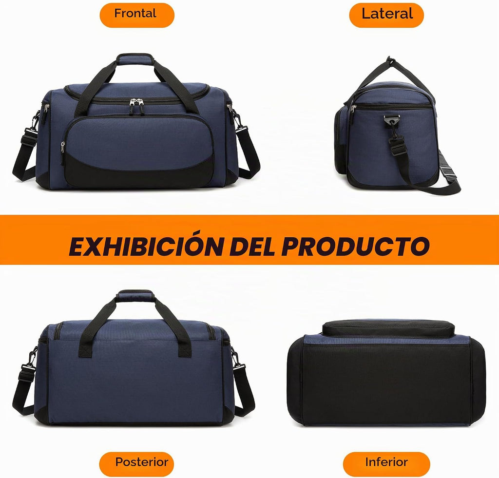 Uarition Bolsa de gimnasio para hombre, 21 pulgadas, grande, para v...