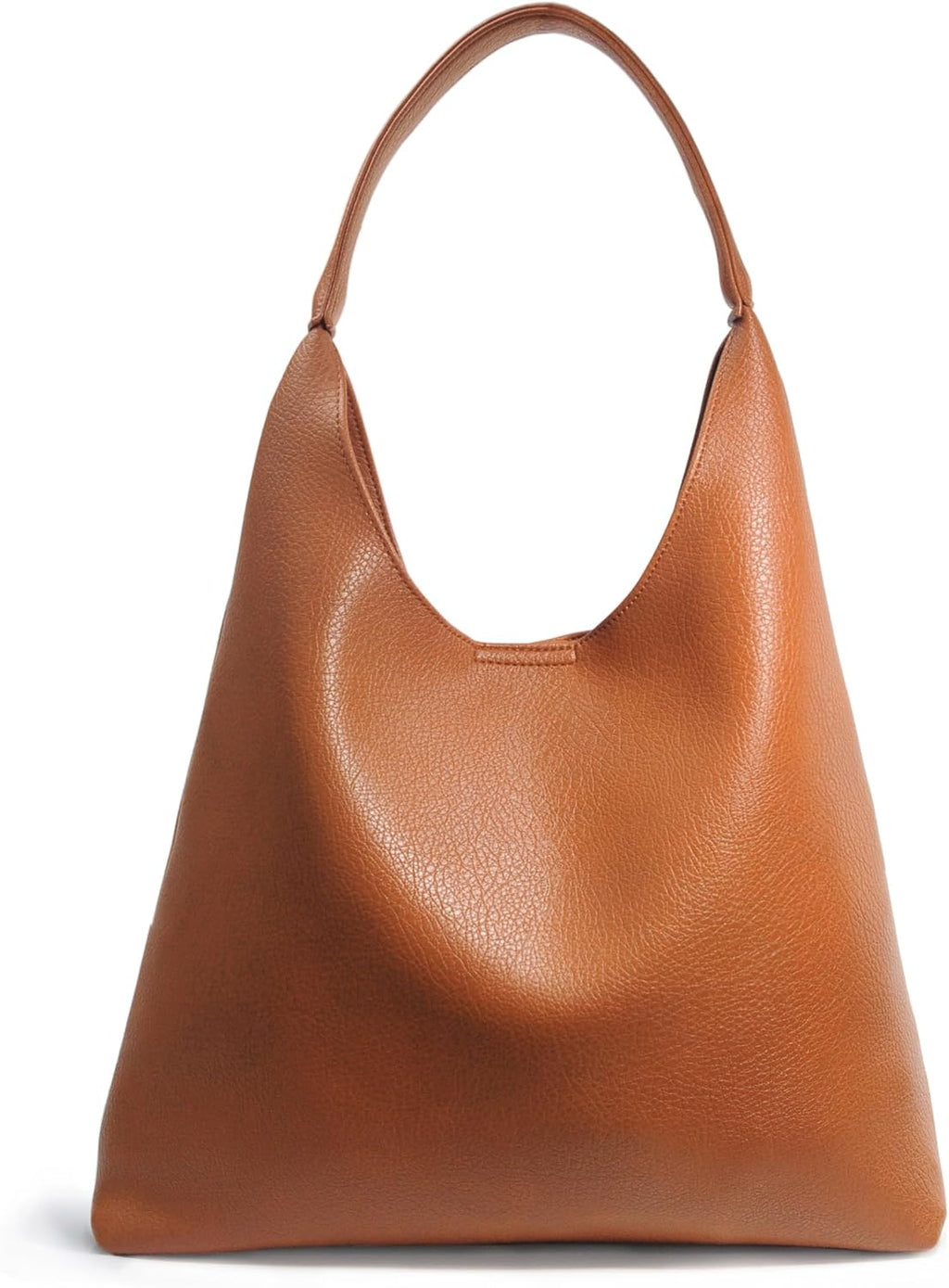 Bolsos Hobo para mujeres, bolso de hombro de cuero vegano suave, bo...