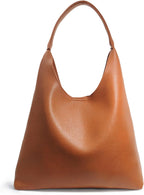 Bolsos Hobo para mujeres, bolso de hombro de cuero vegano suave, bo...