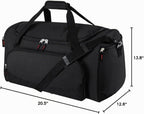 Bolsa de gimnasio Uarition para hombres - Bolsa de lona grande de 5...