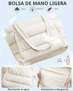 Bolsa Tote Acolchada para Mujeres, Bolsa de Mano de Trabajo Ligera...