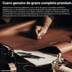 furid Cartera de cuero genuino para hombre: carteras minimalistas R...