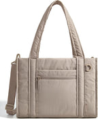 BAGSMART Bolsa Tote Pequeña para Mujeres, Bolsa Cruzada con Cremall...